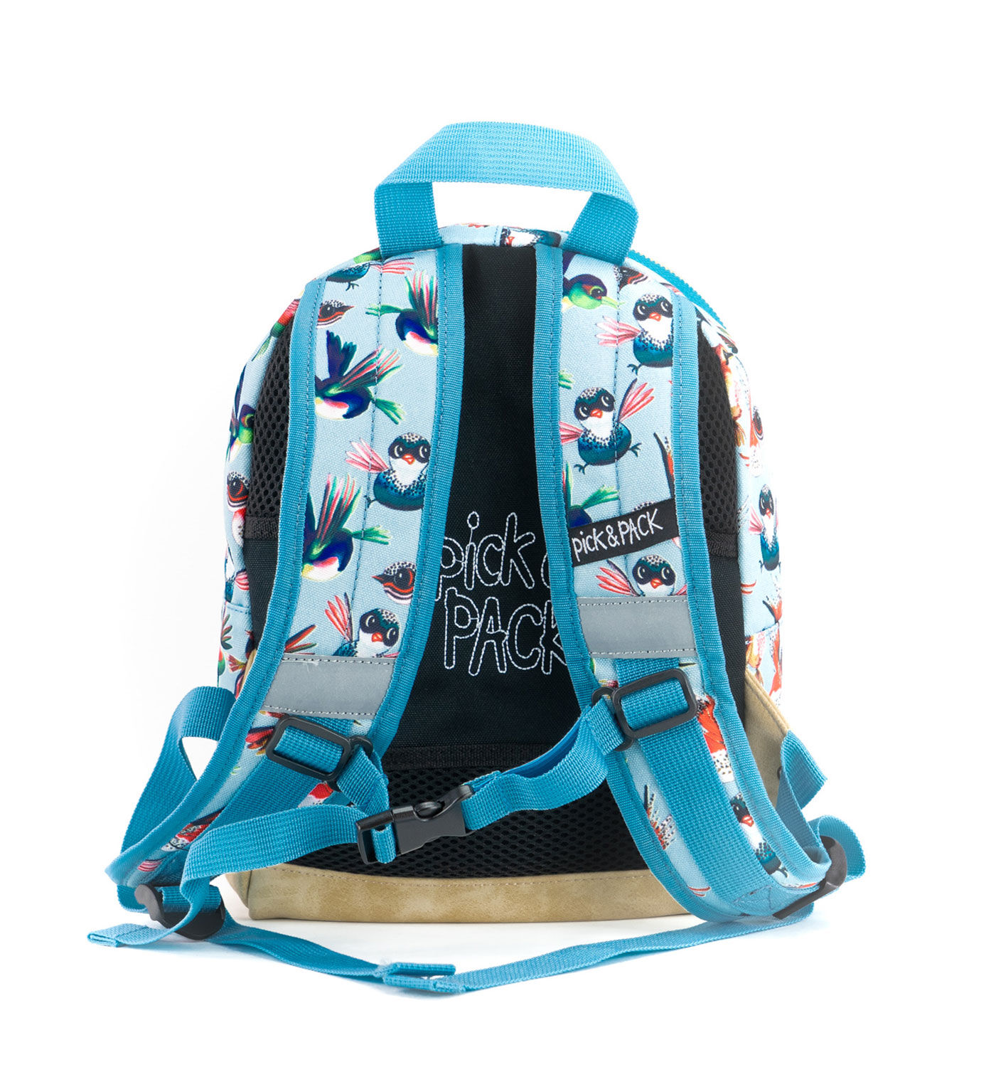 Pick & Pack Birds Backpack S Dusty blue