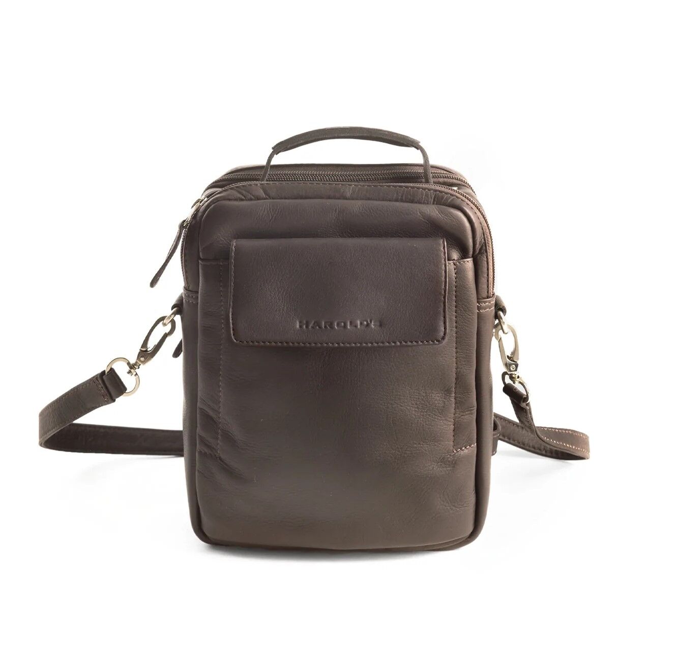Harolds Harold's Country Accessories Kleine Umhängetasche Mit Griff Braun