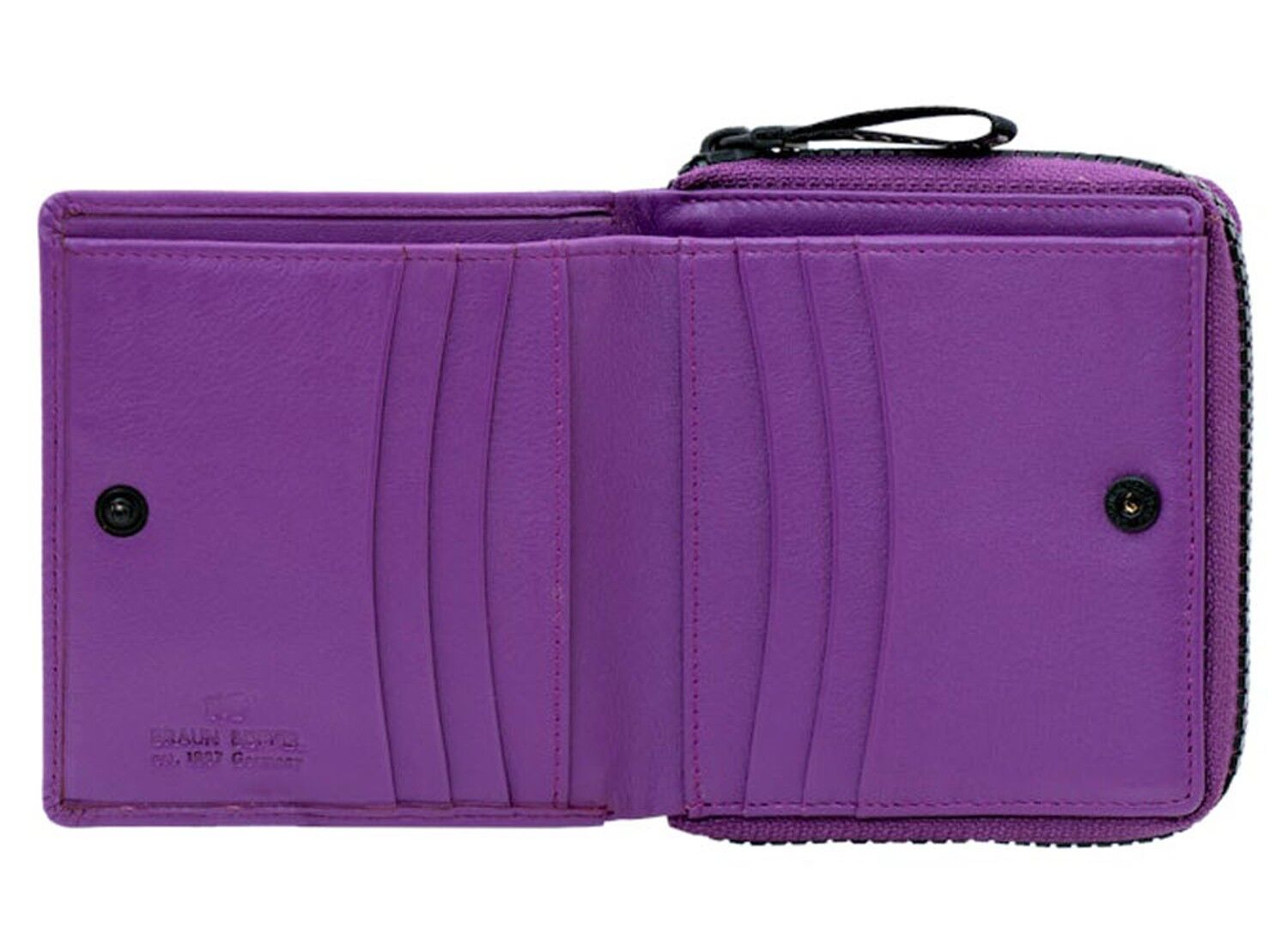 Braun Büffel Capri RFID RV-Geldbörse S 6CS viola