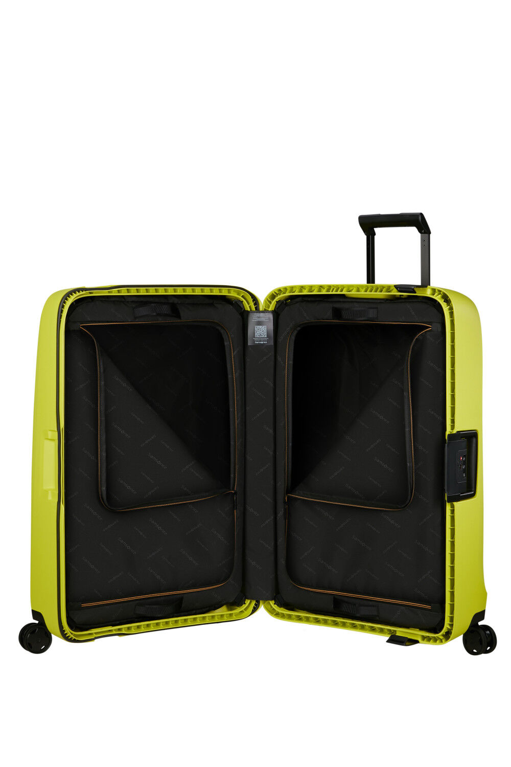 Samsonite Essens Trolley mit 4 Rollen 69cm + GRATIS HOTELGUTSCHEIN Lime