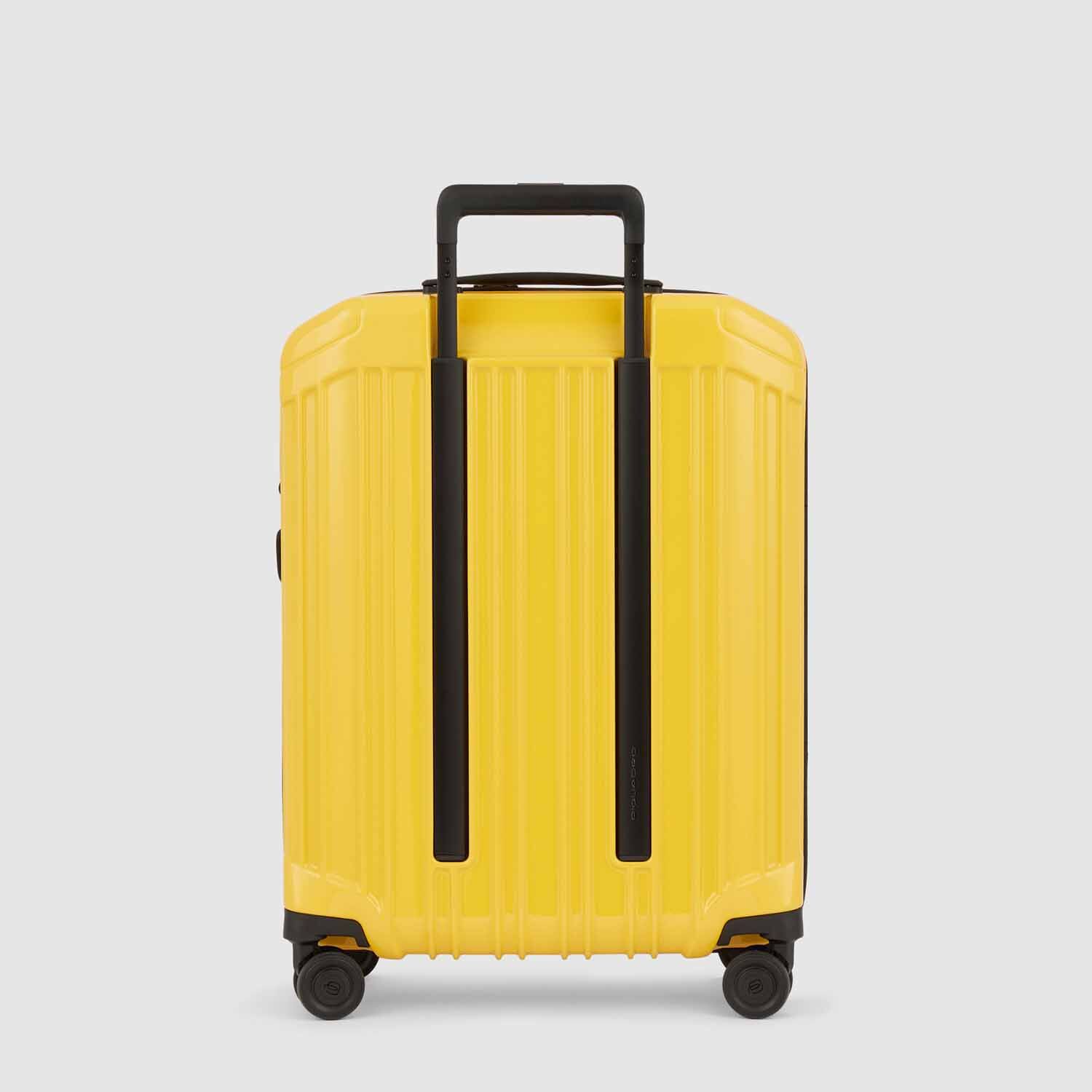 Piquadro PQ-Light 4-Rollen Trolley Koffer 69cm; glänzend Gelb
