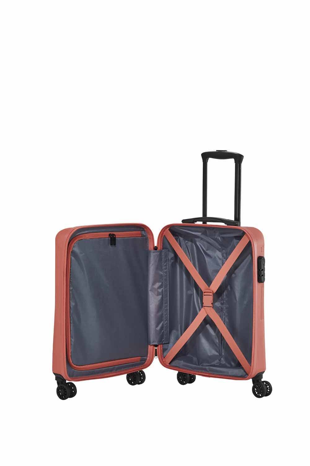 Travelite BALI Trolley S 4-Rollen Koralle