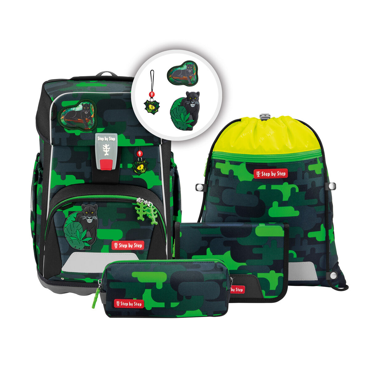 Step by Step GIANT Schulranzen 5-teiliges Set, Kollektion 2026