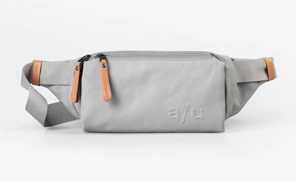aunts & uncles Japan Himeji Gürteltasche circular grey