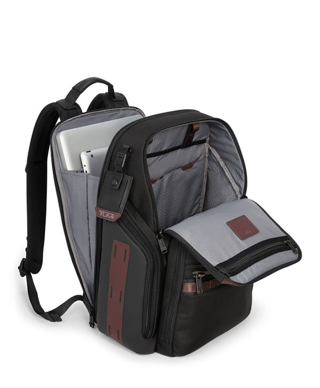 Tumi Alpha Bravo Search Rucksack + GRATIS HOTELGUTSCHEIN Oxblood