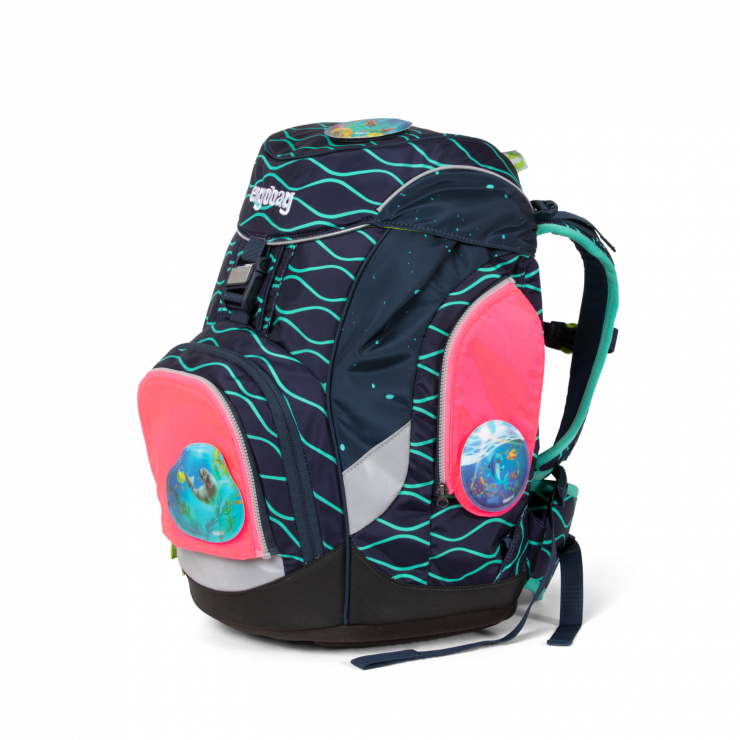 ergobag Schulzubehör Zip-Set FLUO, 3-tlg. ab 2019 Pink