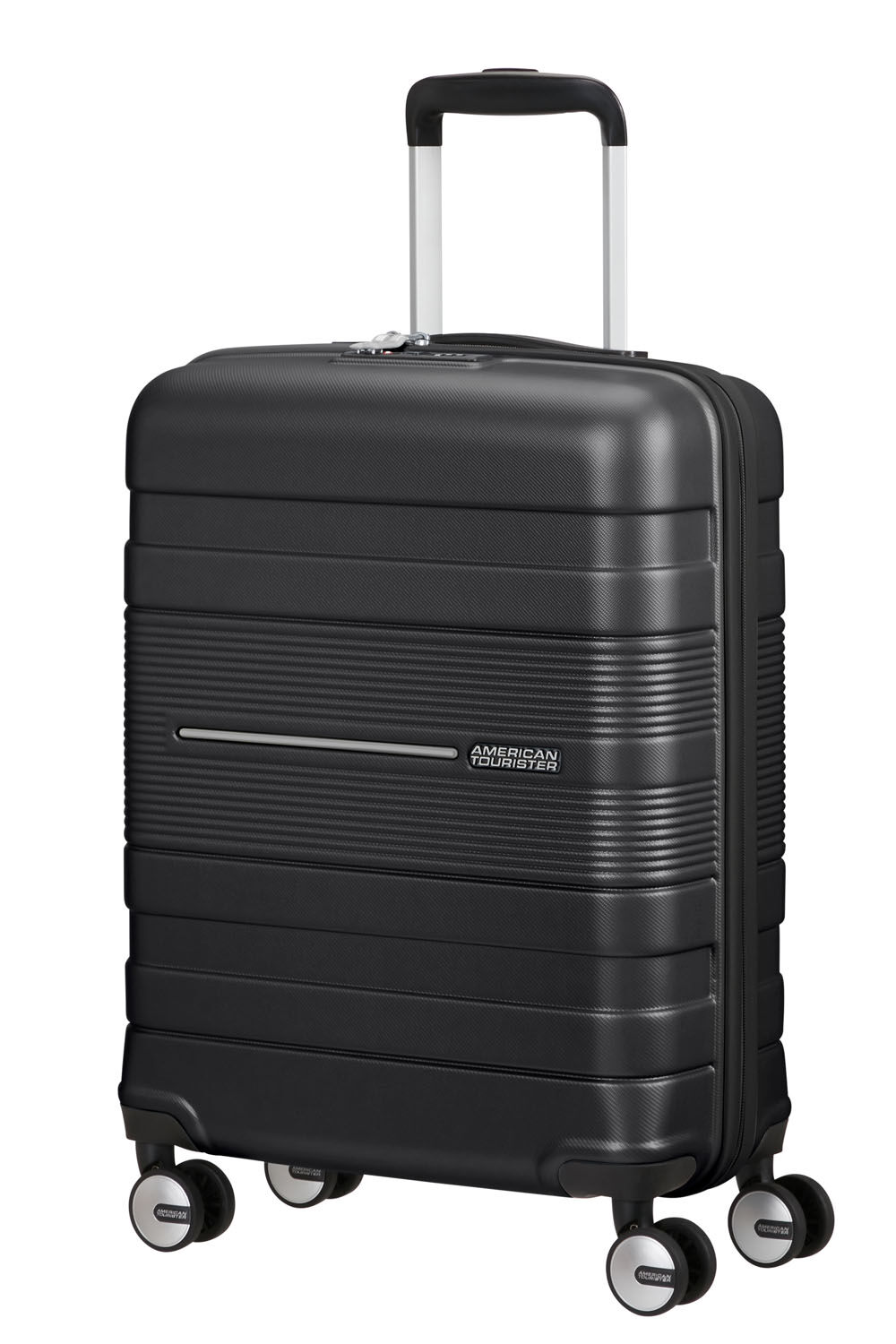 American Tourister Funstripe Handgepäck Trolley 55cm mit 4 Rollen Black American Tourister Funstripe Handgepäck Trolley 55cm mit 4 Rollen Black