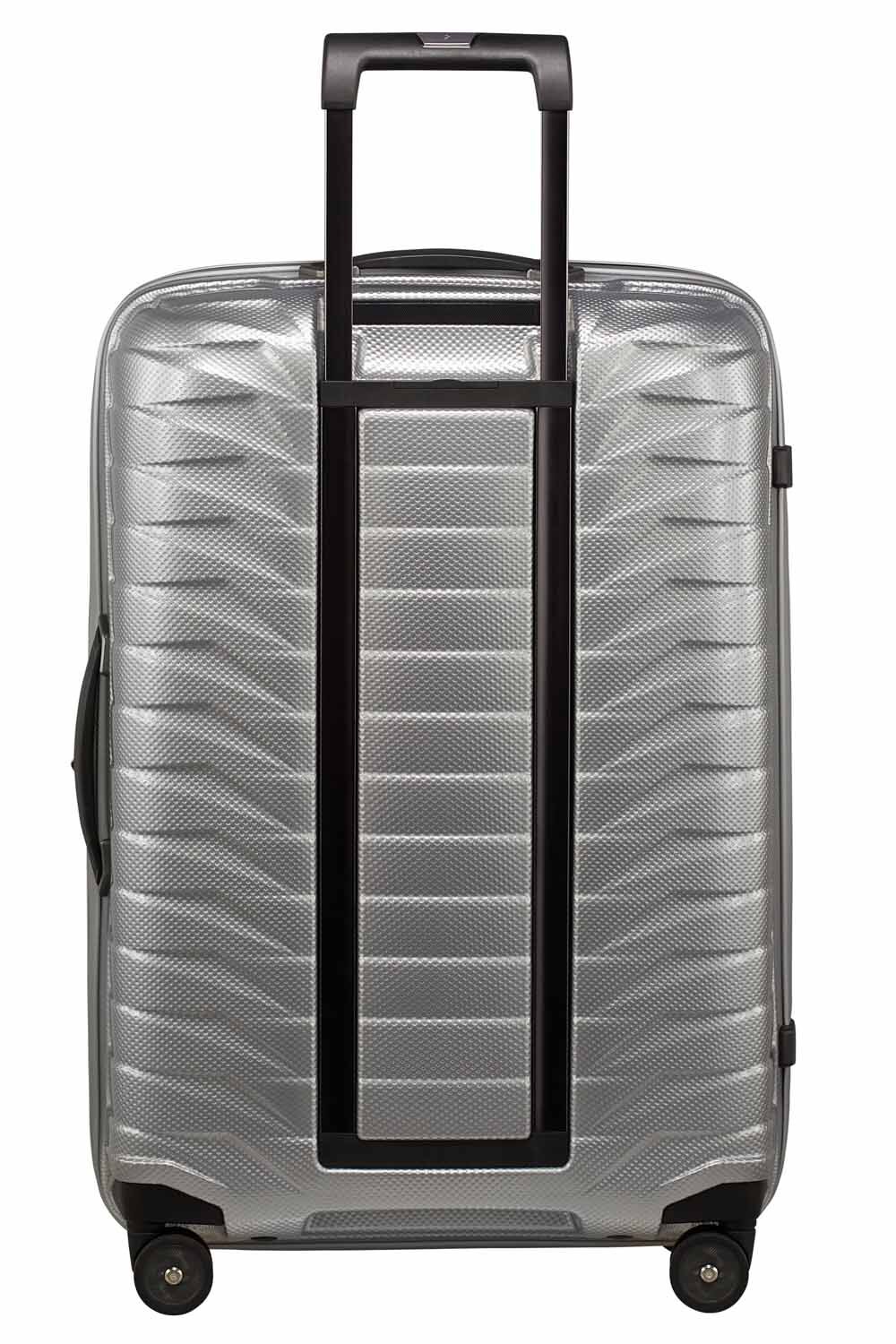 Samsonite Proxis Trolley mit 4 Rollen 69cm + GRATIS HOTELGUTSCHEIN Silber