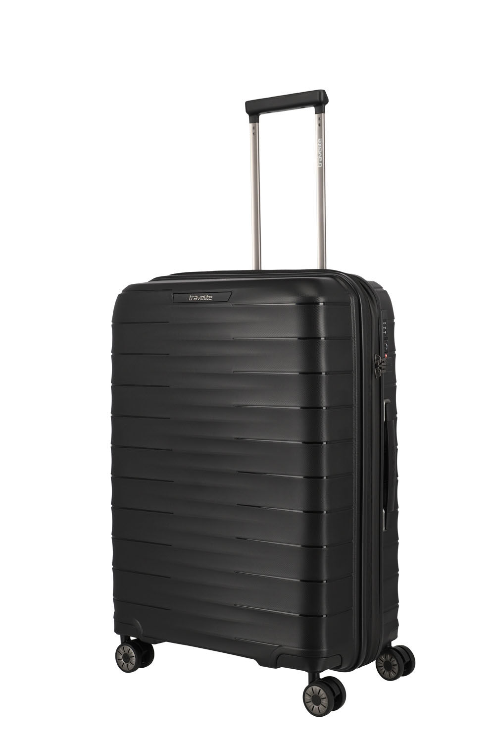 Travelite Mooby Trolley M erweiterbar, 4-Rollen Schwarz