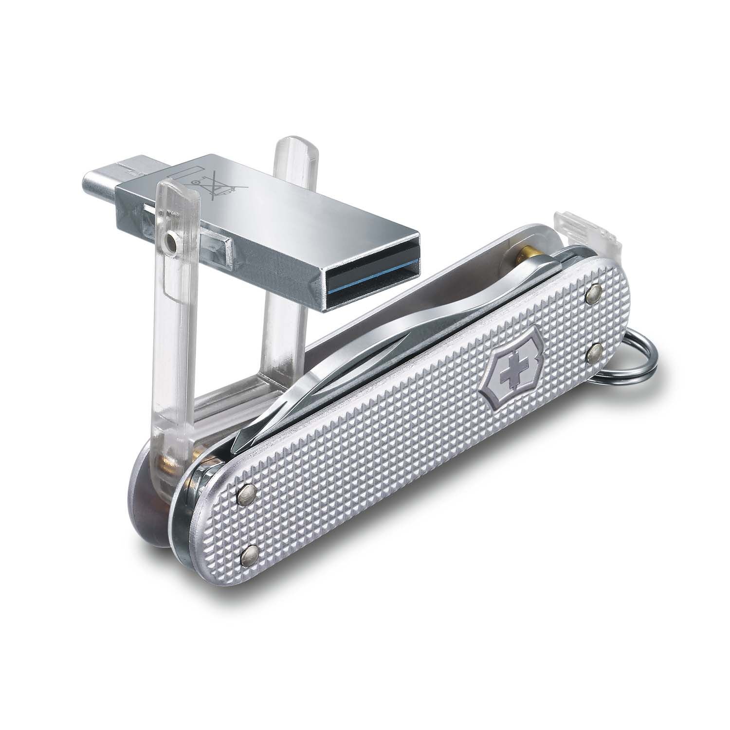 Victorinox @work Jetsetter Alox, Kleines Taschenmesser silber Victorinox @work Jetsetter Alox, Kleines Taschenmesser silber