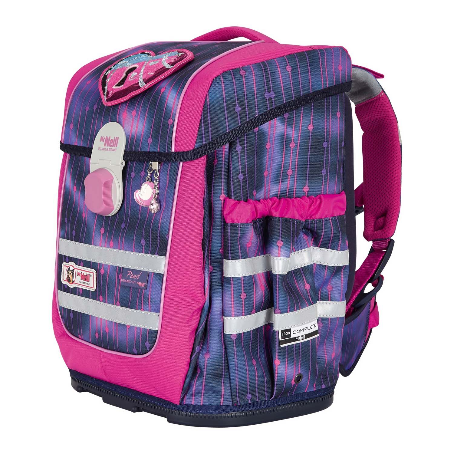 McNeill Ergo Complete Schulranzen-Set, 4-teilig Pearl