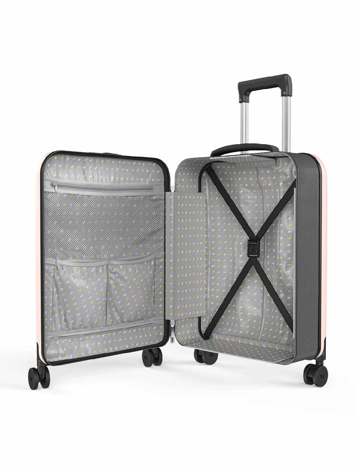 Rollink Vega 360 21" Cabin Size S, 4-Rollen Rose Smoke
