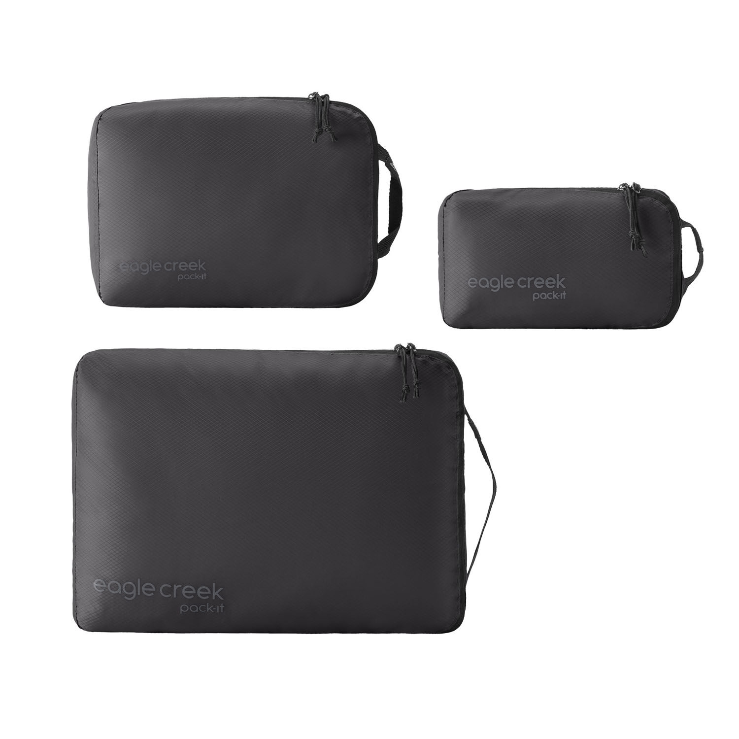 Eagle Creek Pack-It® Isolate Cube Set XS/S/M Black