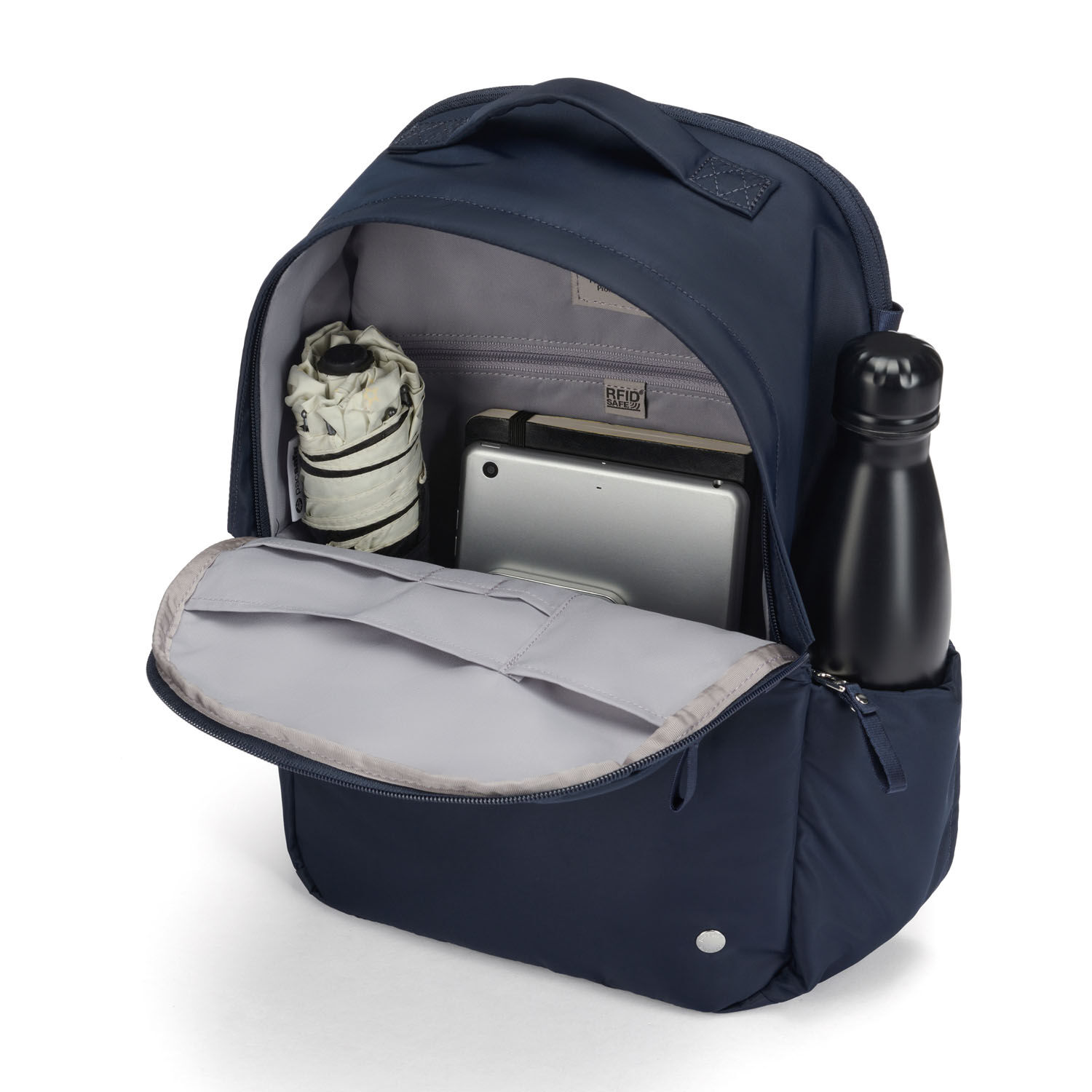 pacsafe W 10L Anti Theft Backpack Navy