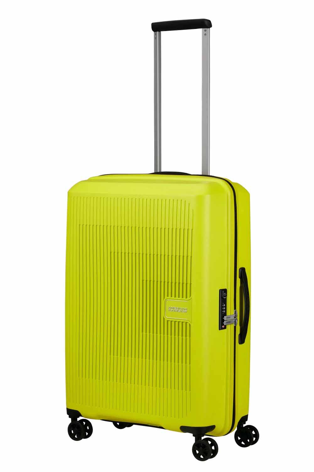 American Tourister AeroStep 67cm Check-in Größe M, erweiterbar Light Lime