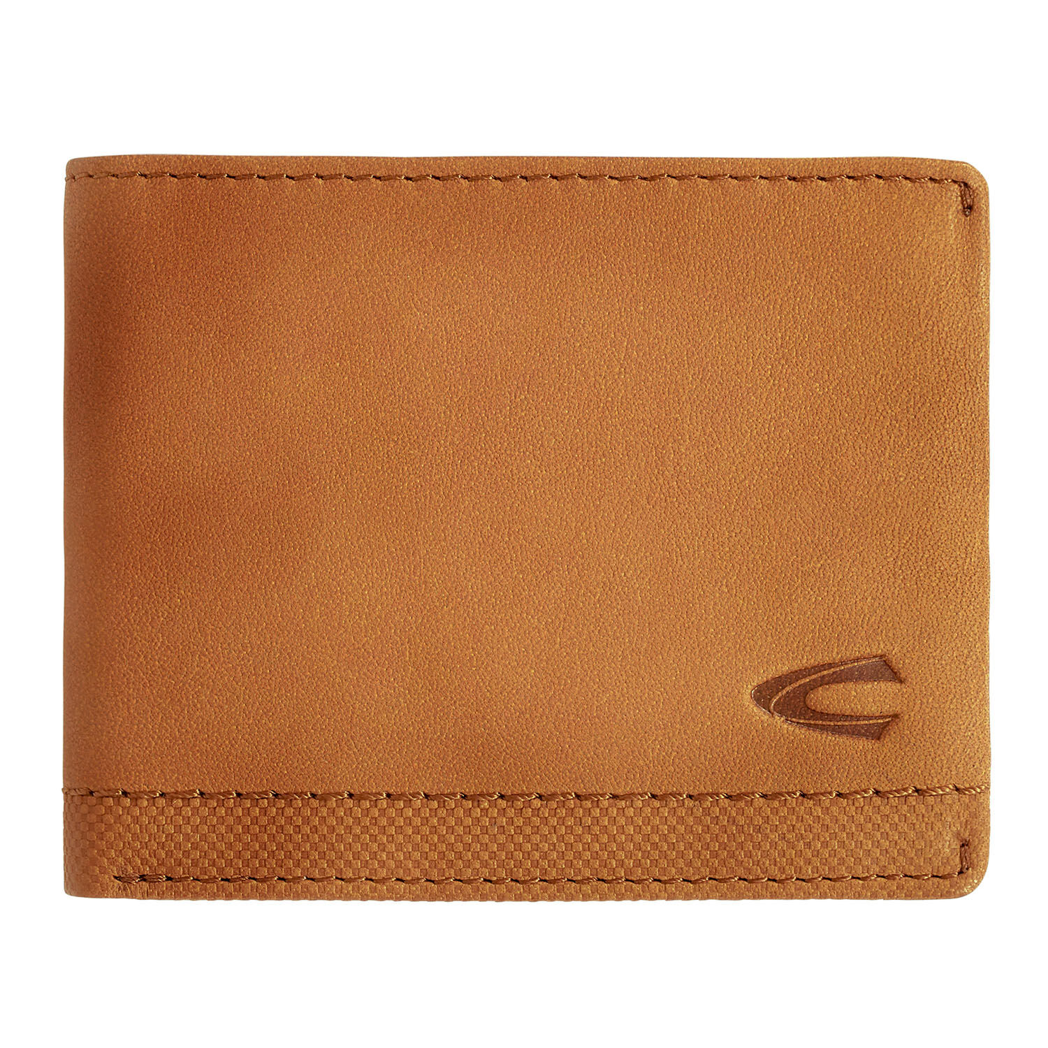Camel Active Nimbus Jeans Geldbörse aus Leder mit RFID Safe Cognac