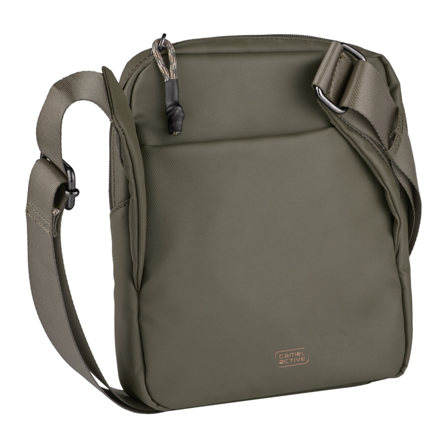 Camel Active Explore Cross Bag S aus recyceltem Nylon Khaki
