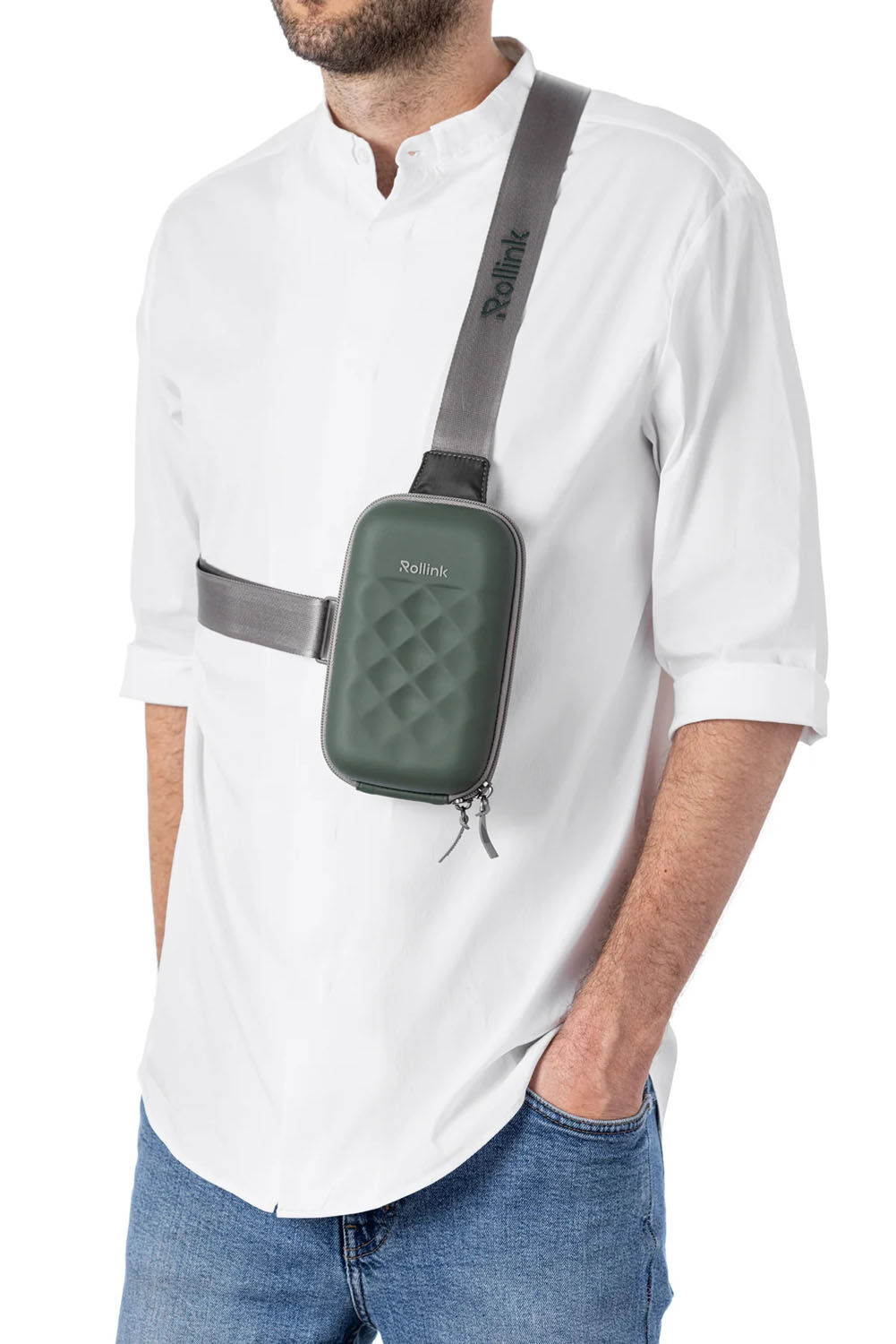 Rollink Slingbag Go Mini Bag (upright) Thyme