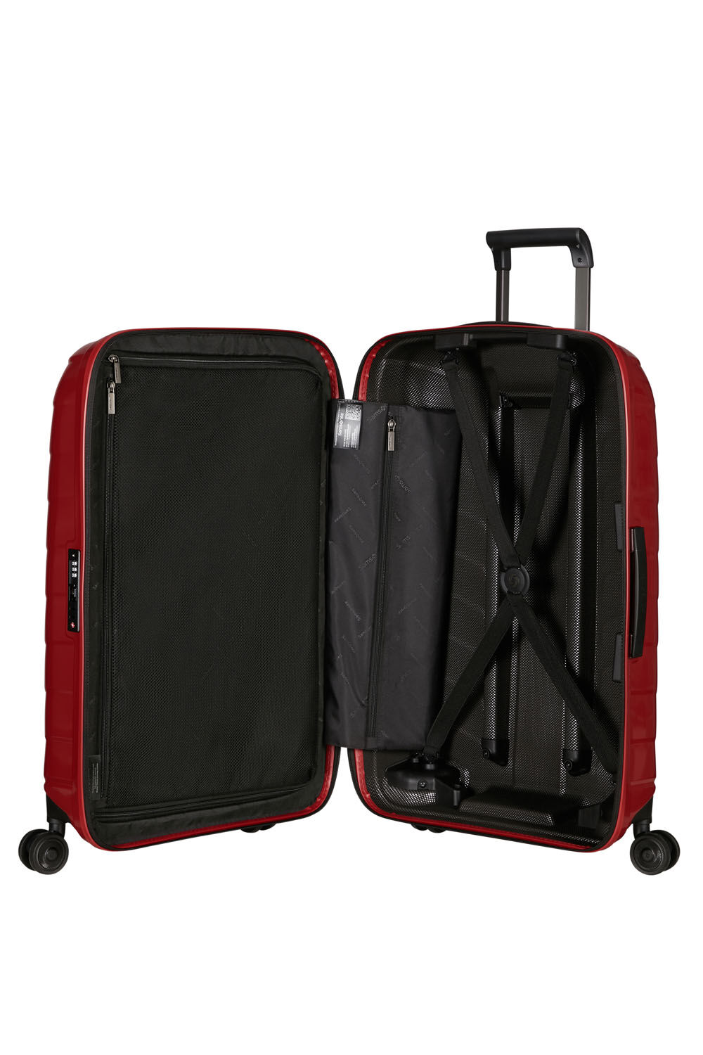 Samsonite Attrix Trolley mit 4 Rollen 81cm Red