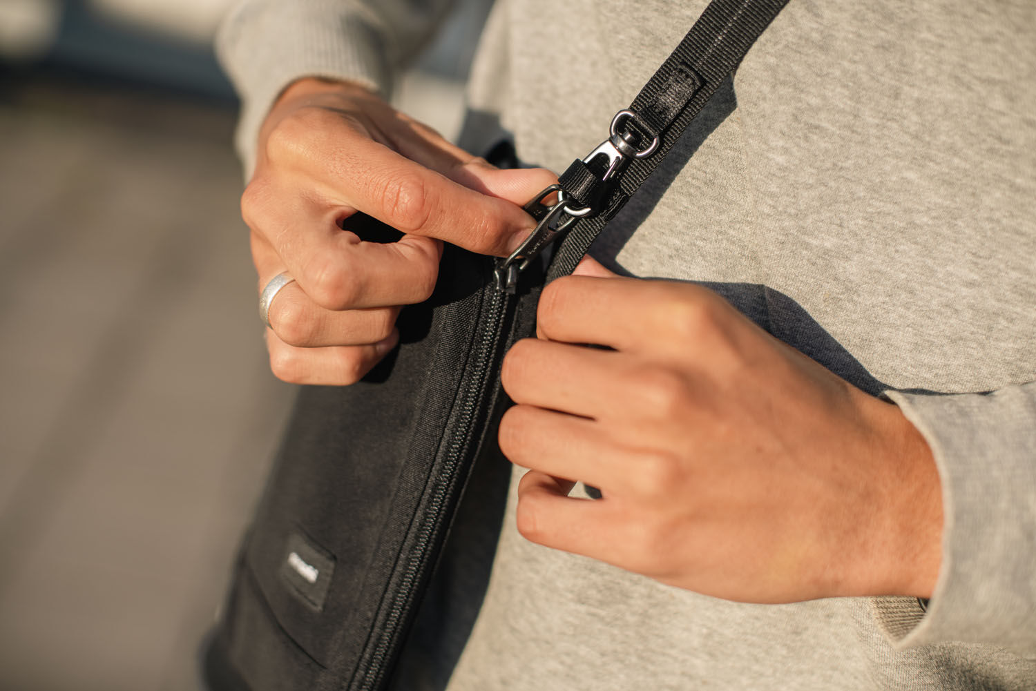 pacsafe RFIDsafe™ RFID Blocking Tech Crossbody