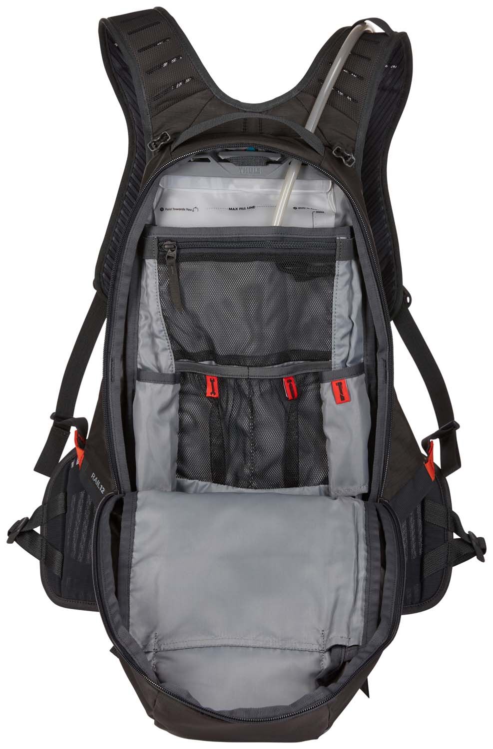 THULE Rail 12L Trinkblasenrucksack Obsidian