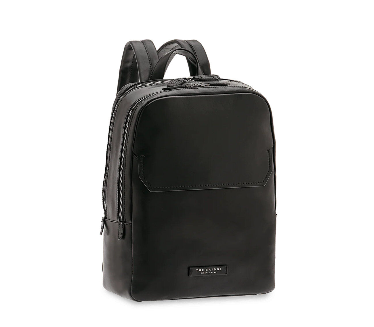 The Bridge Williamsburg Rucksack 40cm -06140701 Schwarz/Palladium/Ruthenium