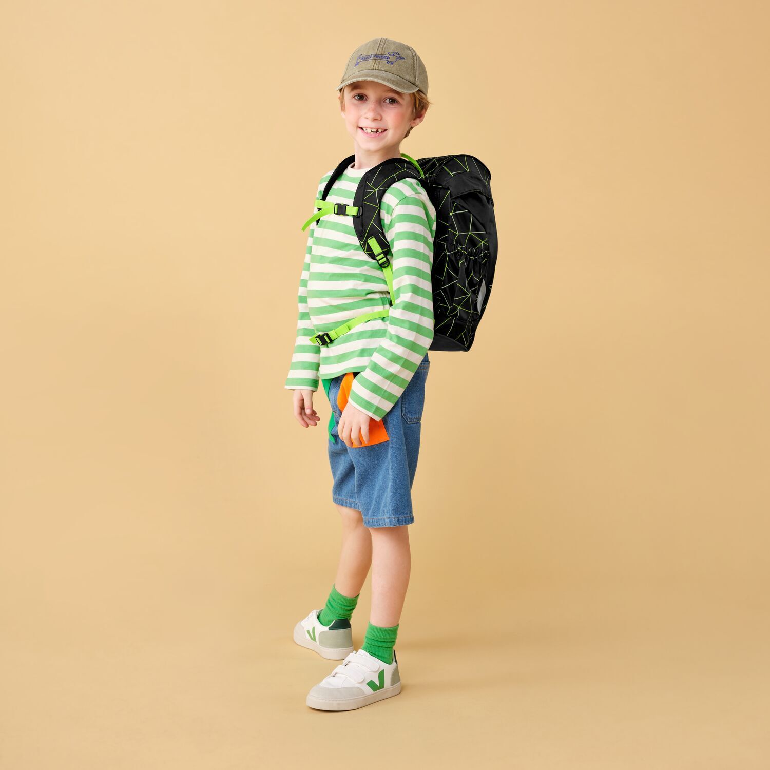 ergobag mini LUMI Edition, Kindergartenrucksack 2-tlg. 2025 CyBär Race