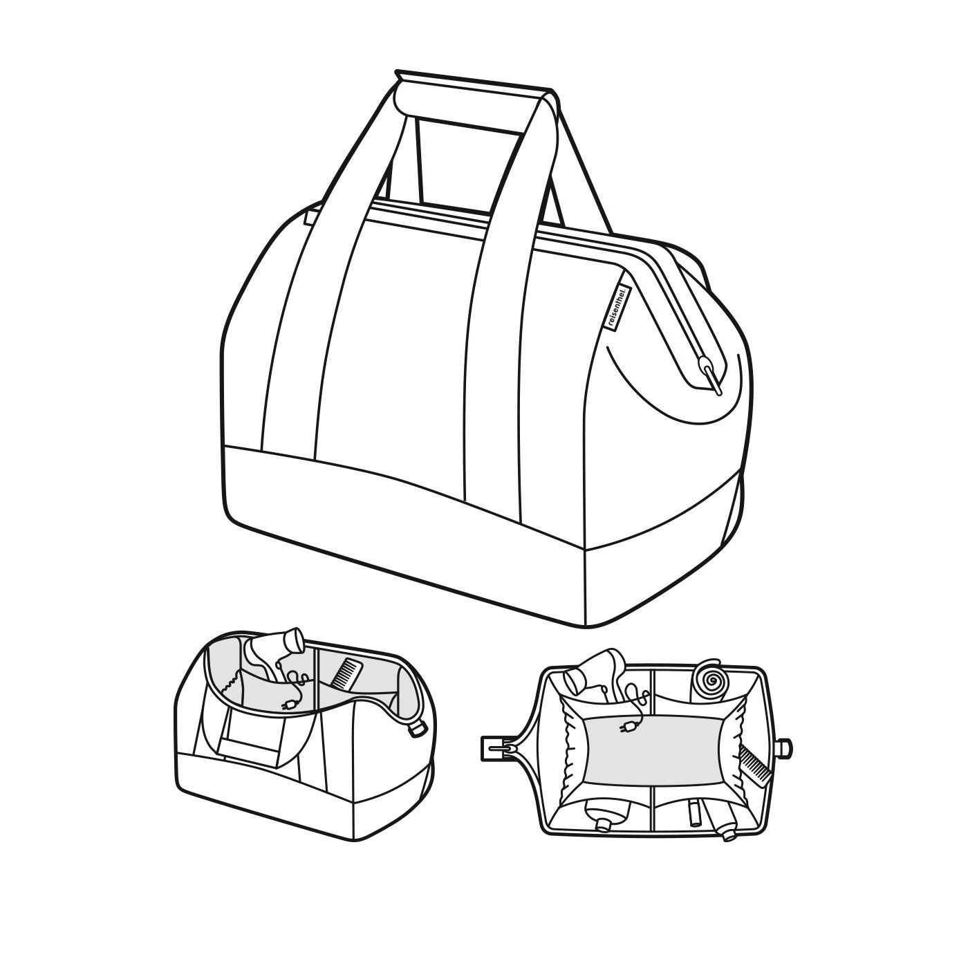 Reisenthel Kids Allrounder M cats and dogs rose