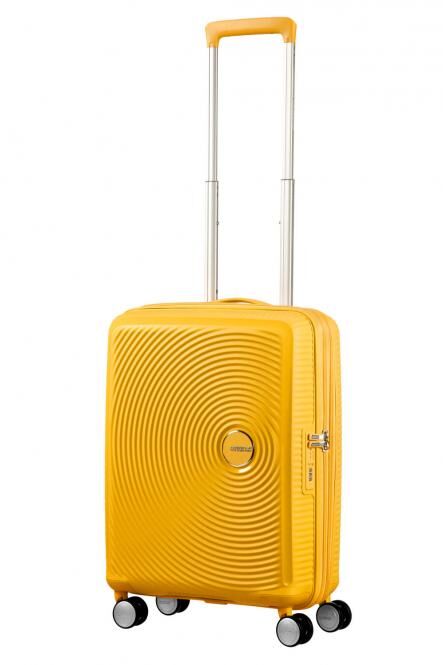 American Tourister Soundbox Trolley S 4R 55cm, erweiterbar Golden Yellow