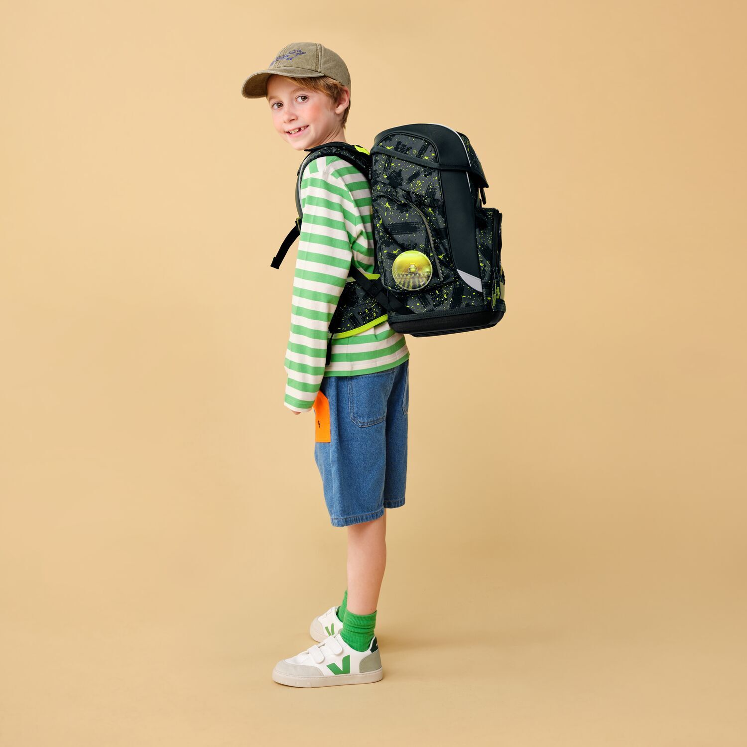 ergobag cubo 5-teiliges Schulrucksack-Set 2025 MähdreschBär