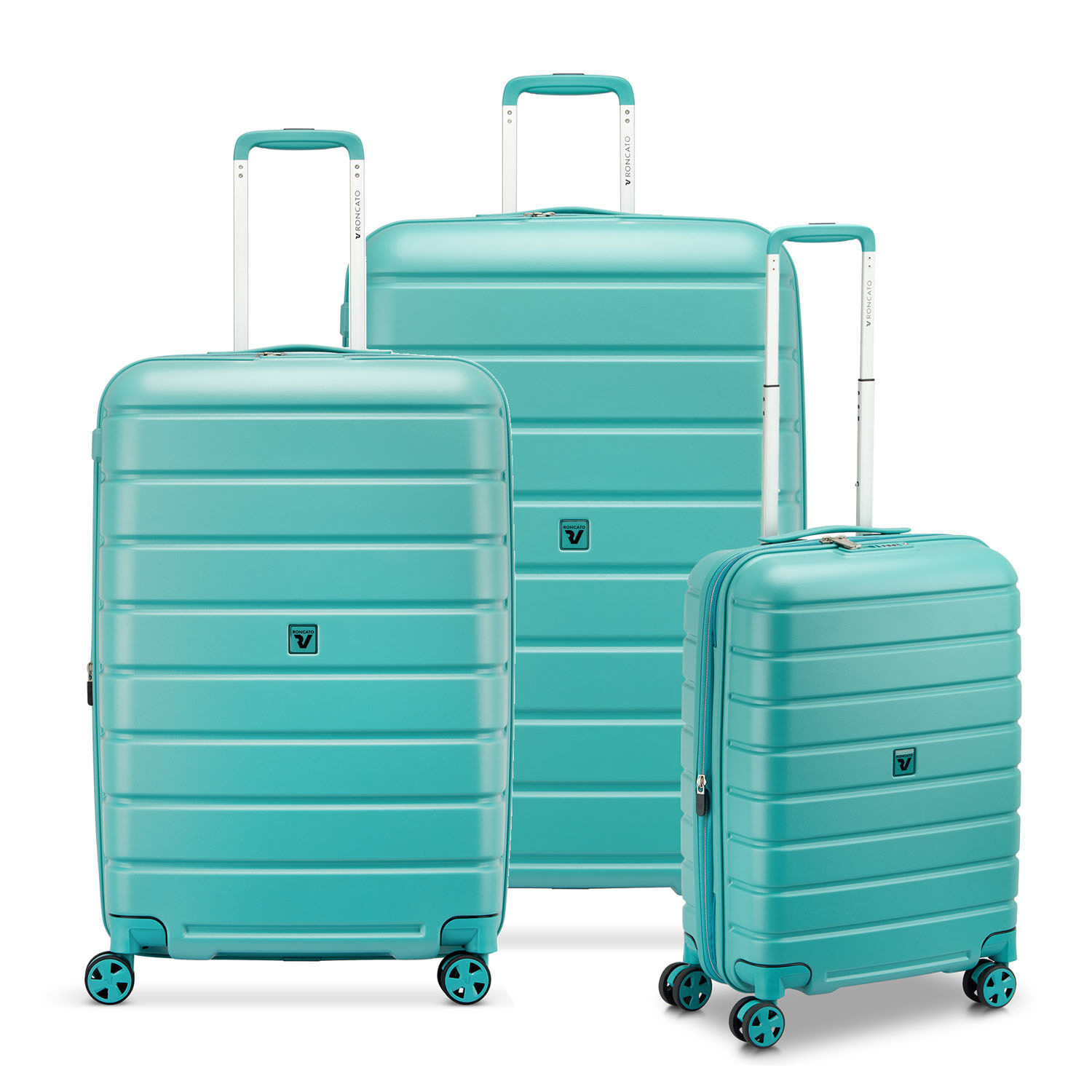 Roncato ReLIFE 3-Set Spinner 4-Rollen G+M+C Salvia