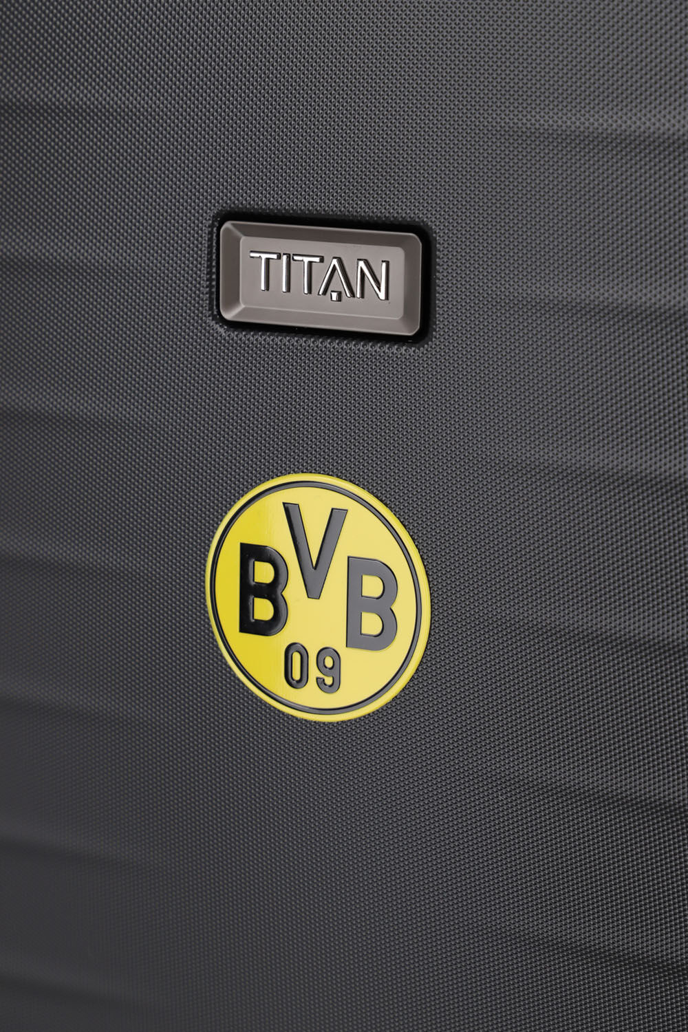 TITAN Litron Frame BVB-Edition 4-Rollen Trolley M 69cm + Gratis Hotelgutschein Schwarz/gelb