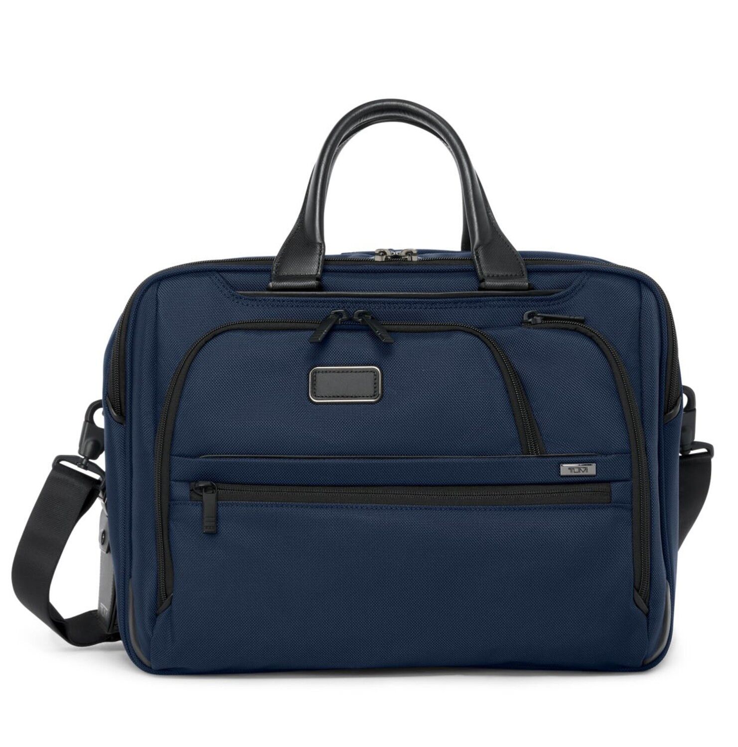 Tumi Alpha 4 Mittelgroße 15" Erweiterbare Aktentasche, Navy