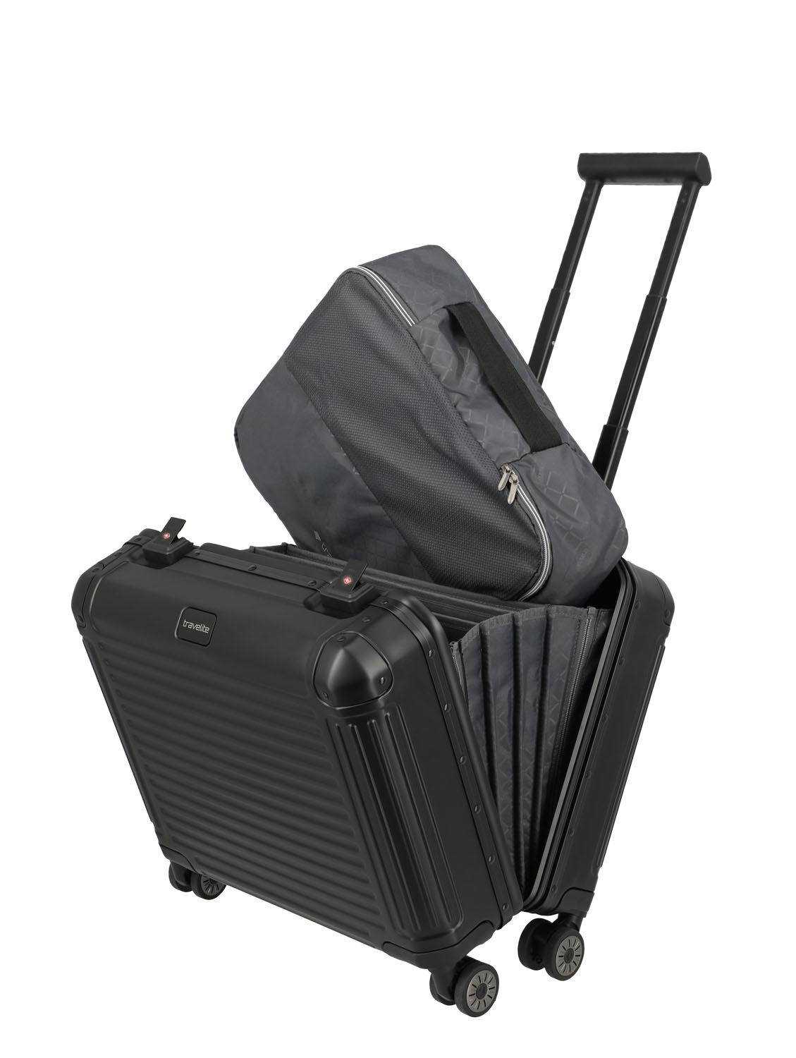 Travelite Next Businesswheeler 4-Rollen Schwarz