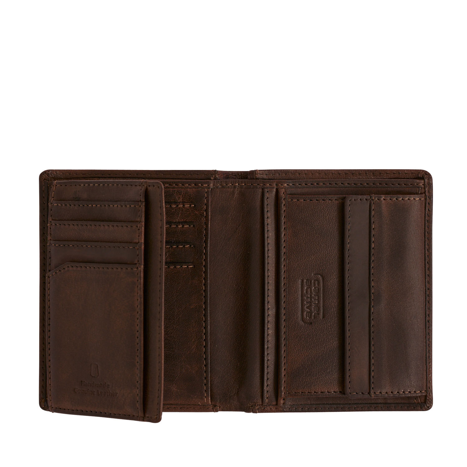 Camel Active Dust Hochformatige Brieftasche aus Leder Braun