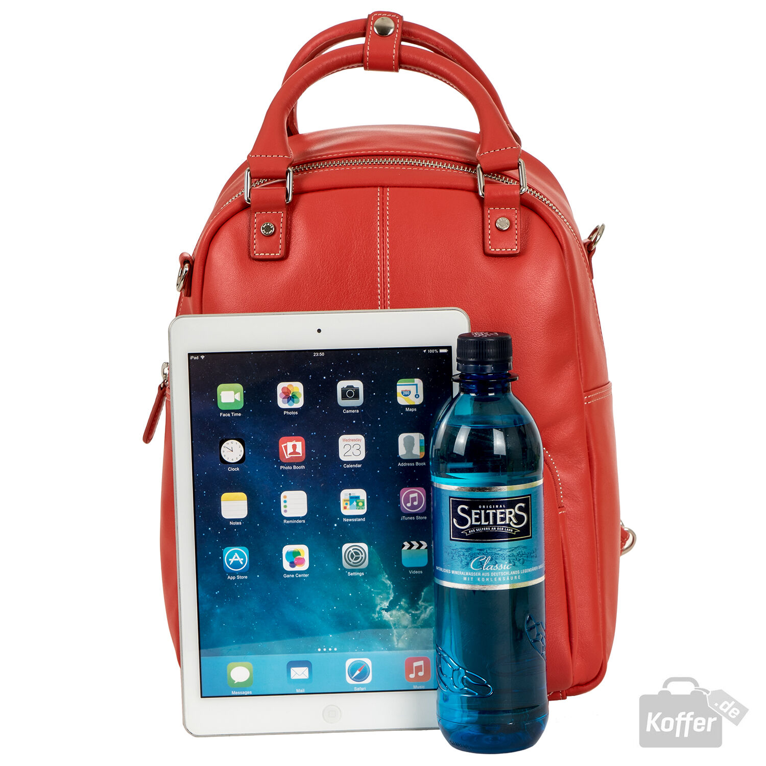 Picard Day Off Rucksack aus Leder 9016 Caribbean