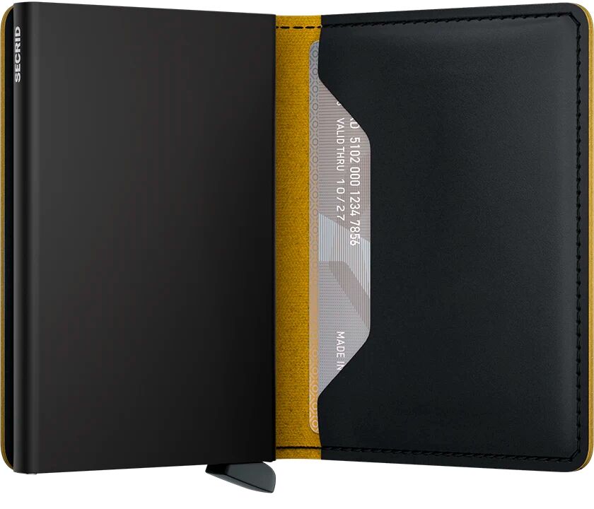 Secrid Slimwallet Matte SM-Black & Ochre