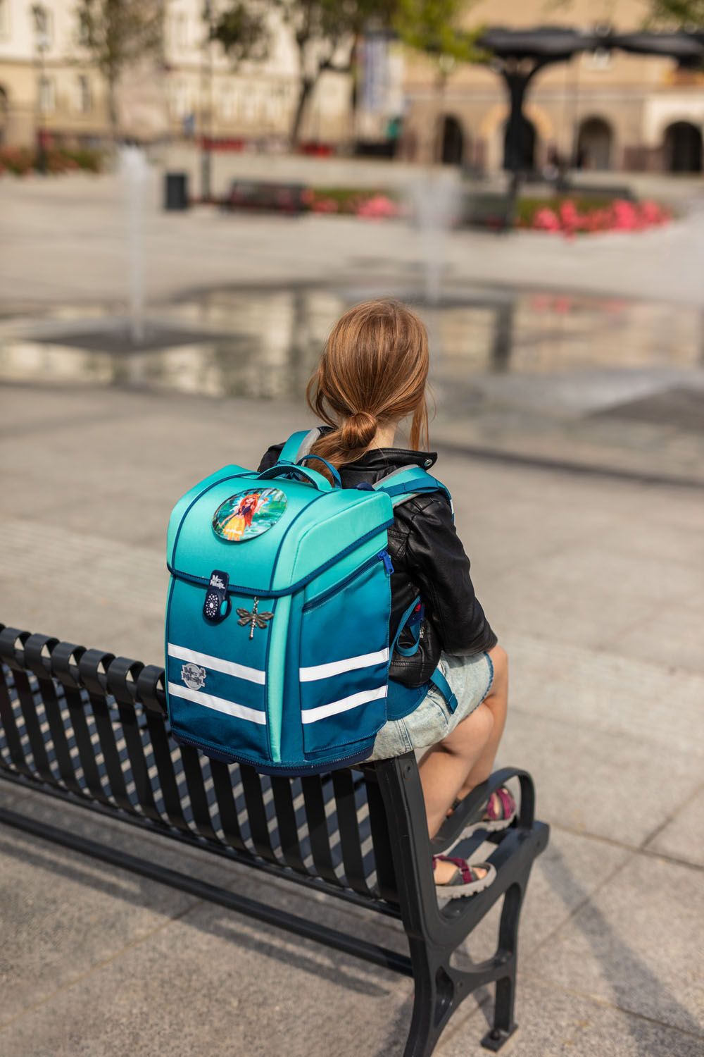 McNeill Perfecto Kollektion 2025 -Schulranzen-Set 5tlg., Gradient Blueberry