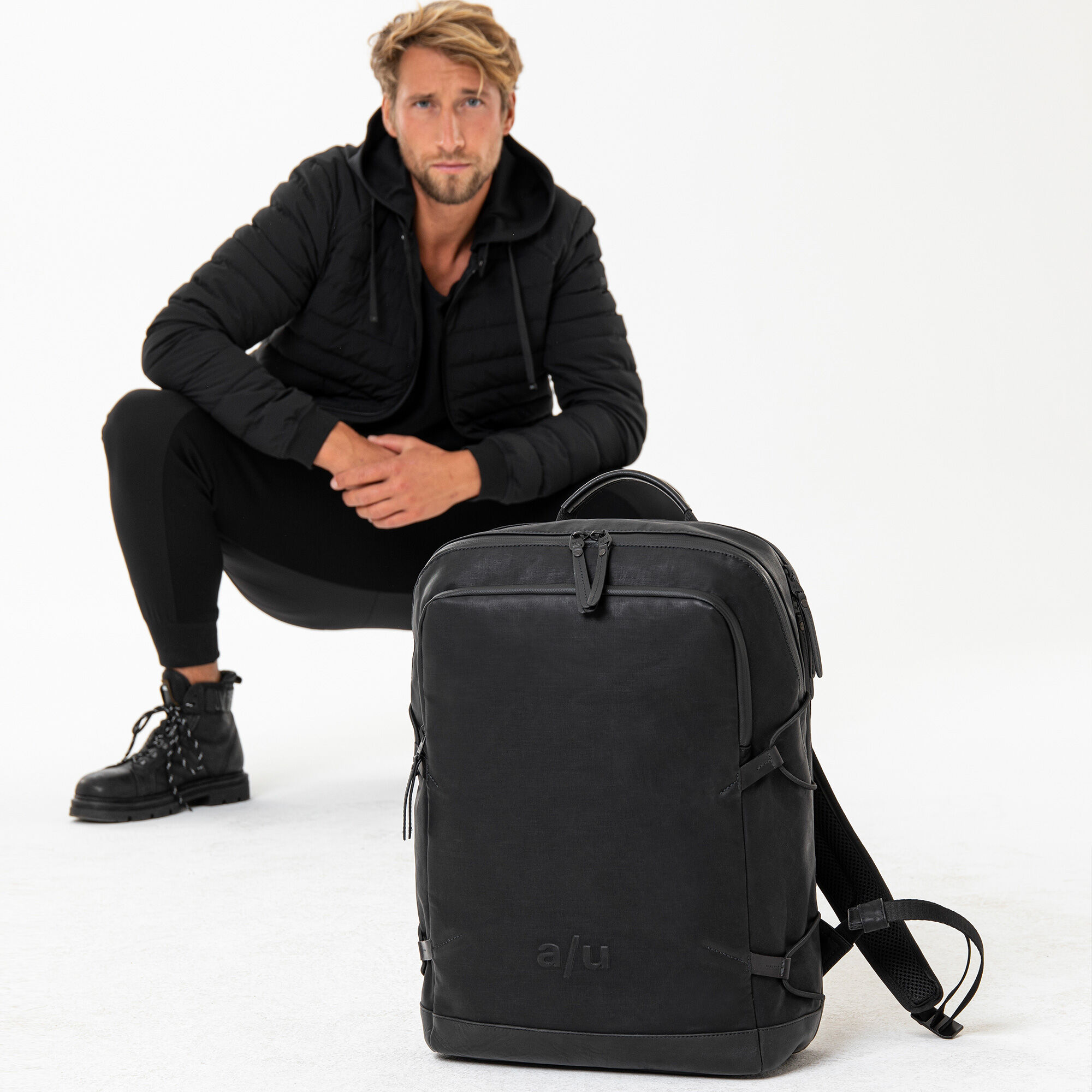 aunts & uncles Japan Kawaguchi Rucksack mit 15" Notebookfach black