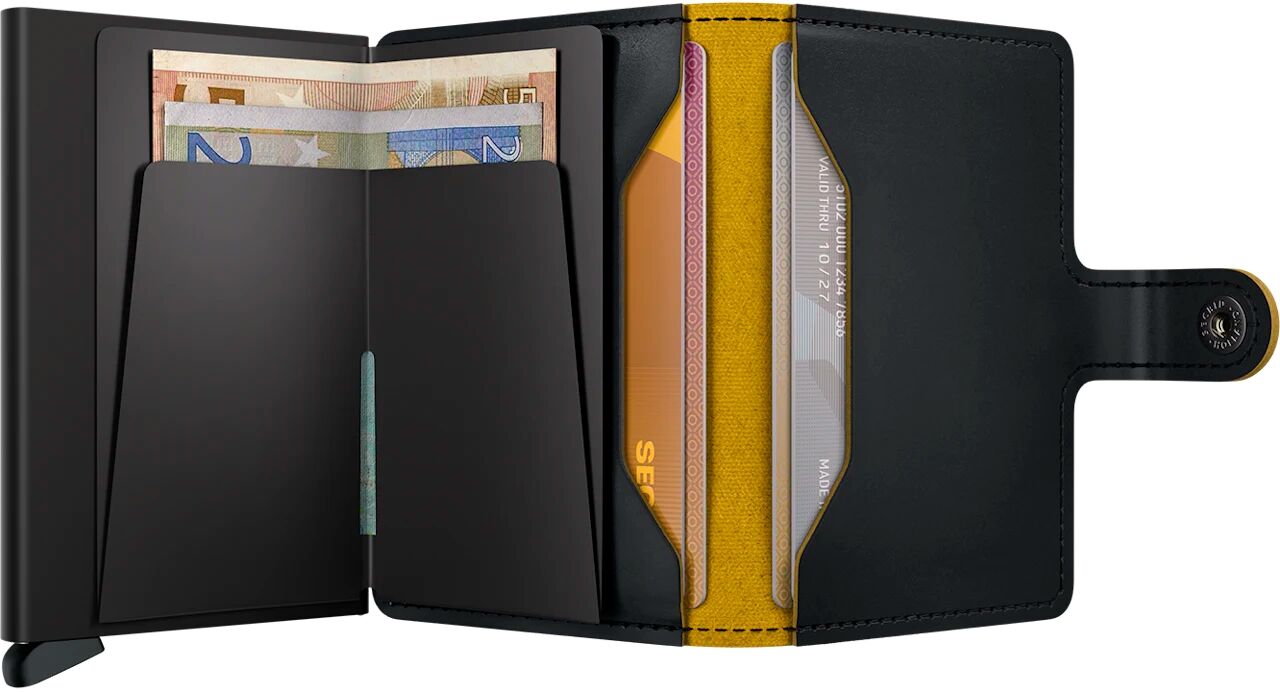 Secrid Miniwallet Matte MM-Black & Ochre