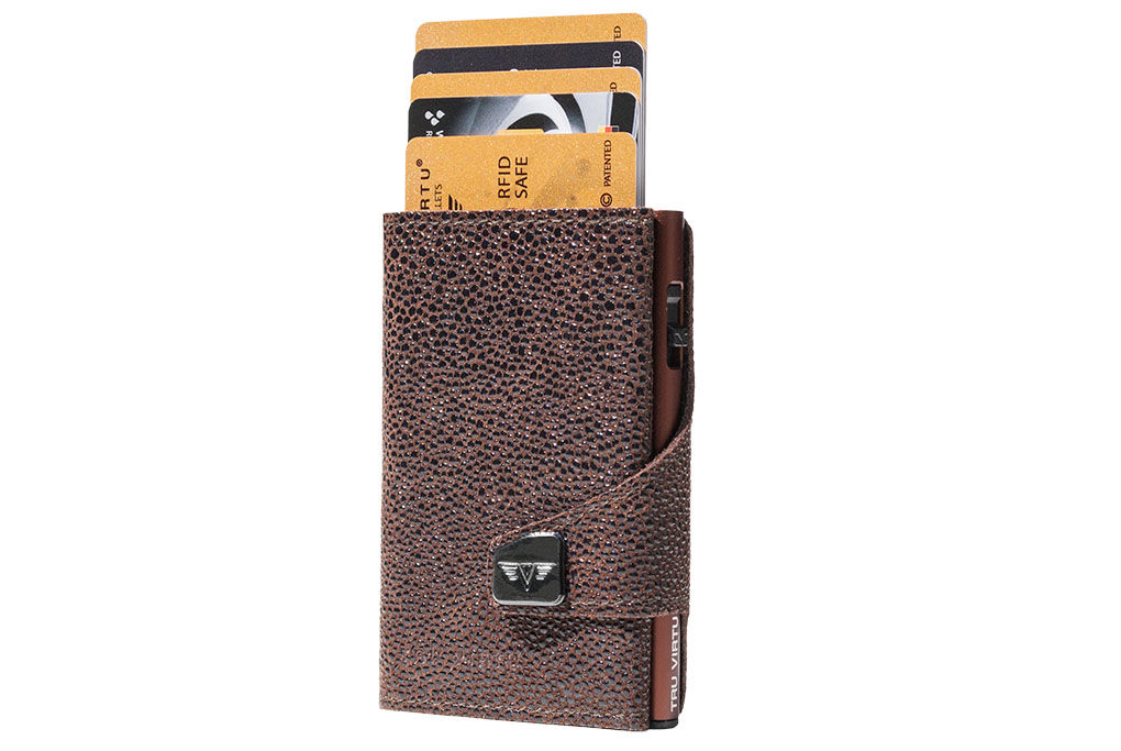 Tru Virtu Click & Slide Wallet *Special Edition* Sting Ray Brown/Brown