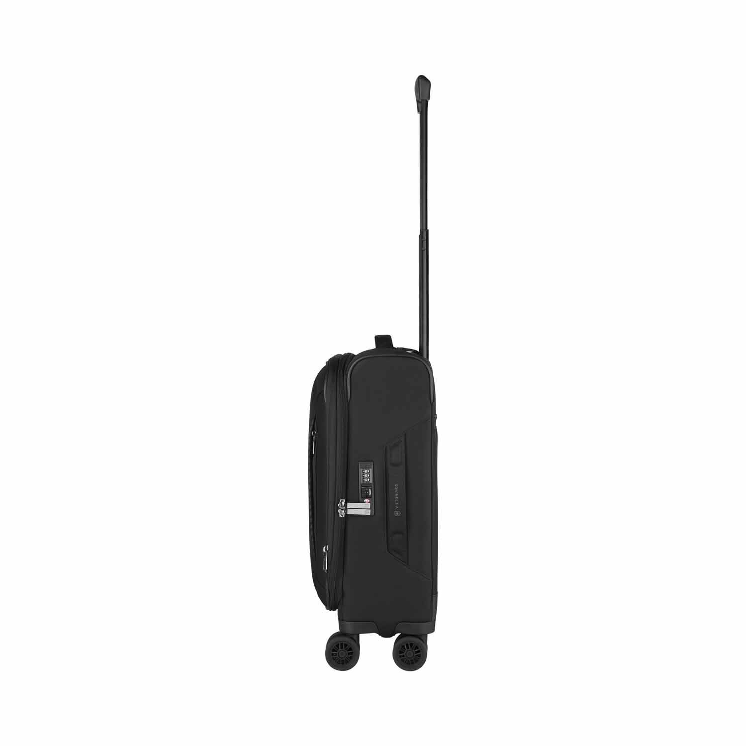 Victorinox Crosslight Global Softside Carry-On 4-Rollen, erweiterbar Schwarz Victorinox Crosslight Global Softside Carry-On 4-Rollen, erweiterbar Schwarz