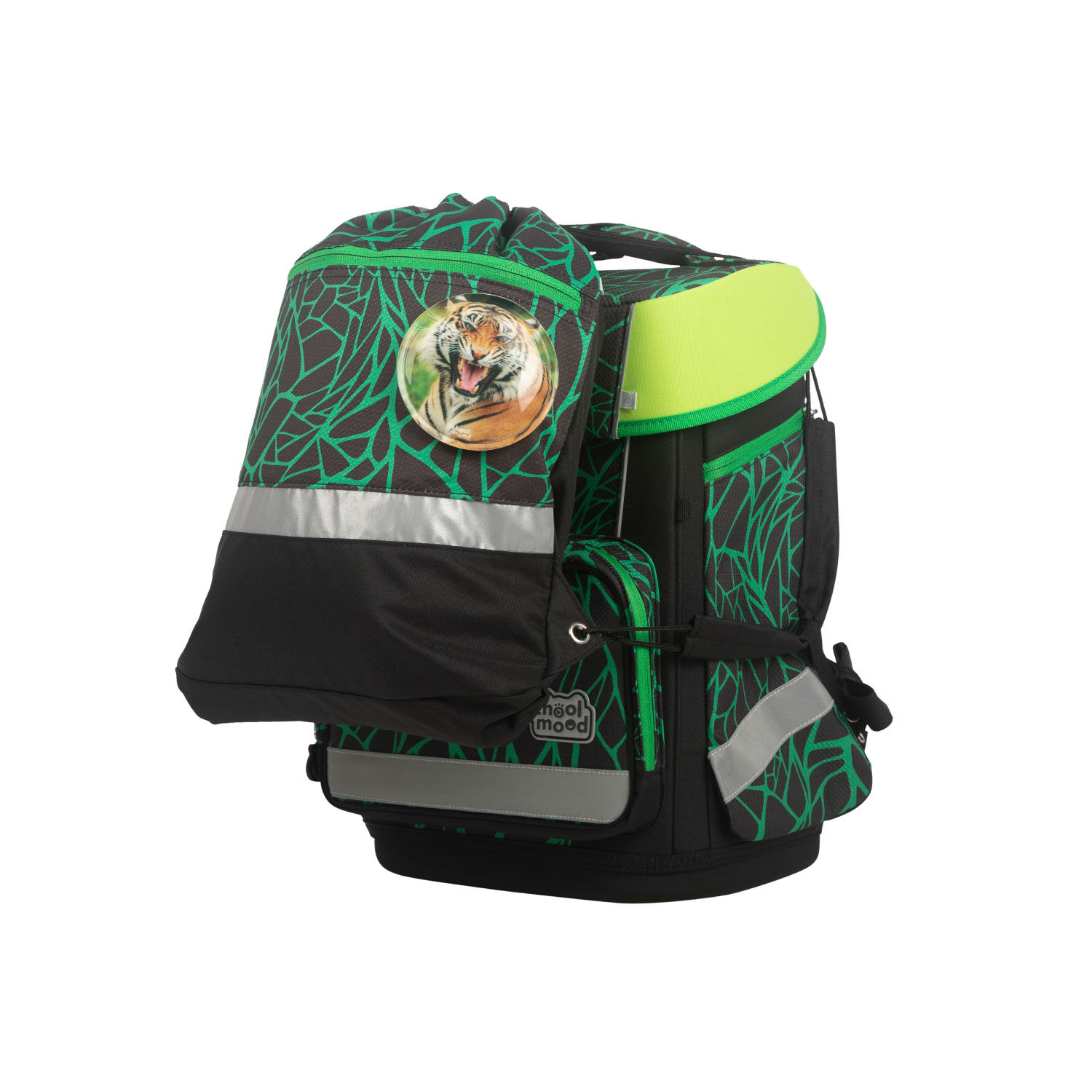 School-Mood Champion 7-tlg. Schulranzenset Linus (Panther)