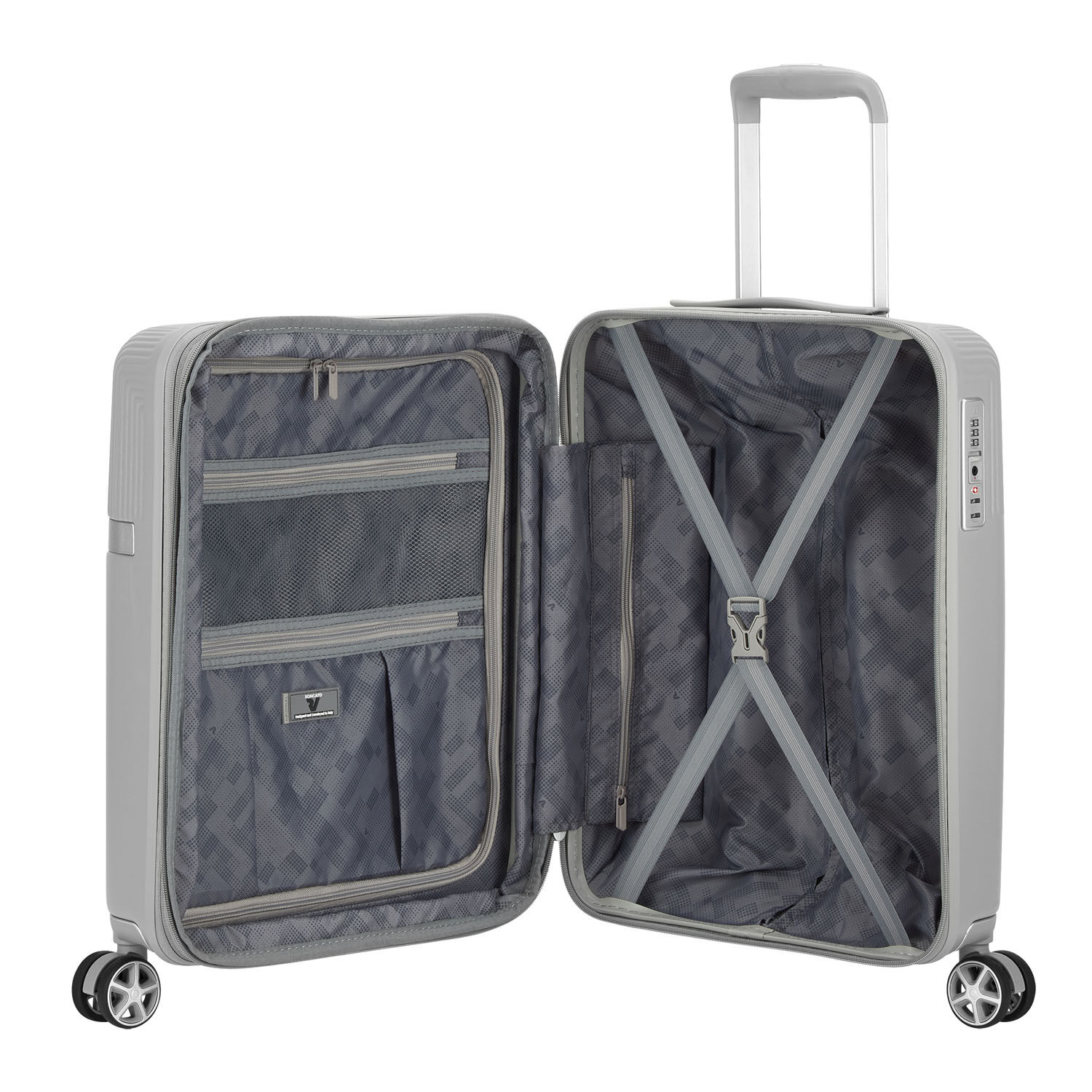 Roncato AIRGLAM Handgepäck XS 55cm Exp Pearl Grey