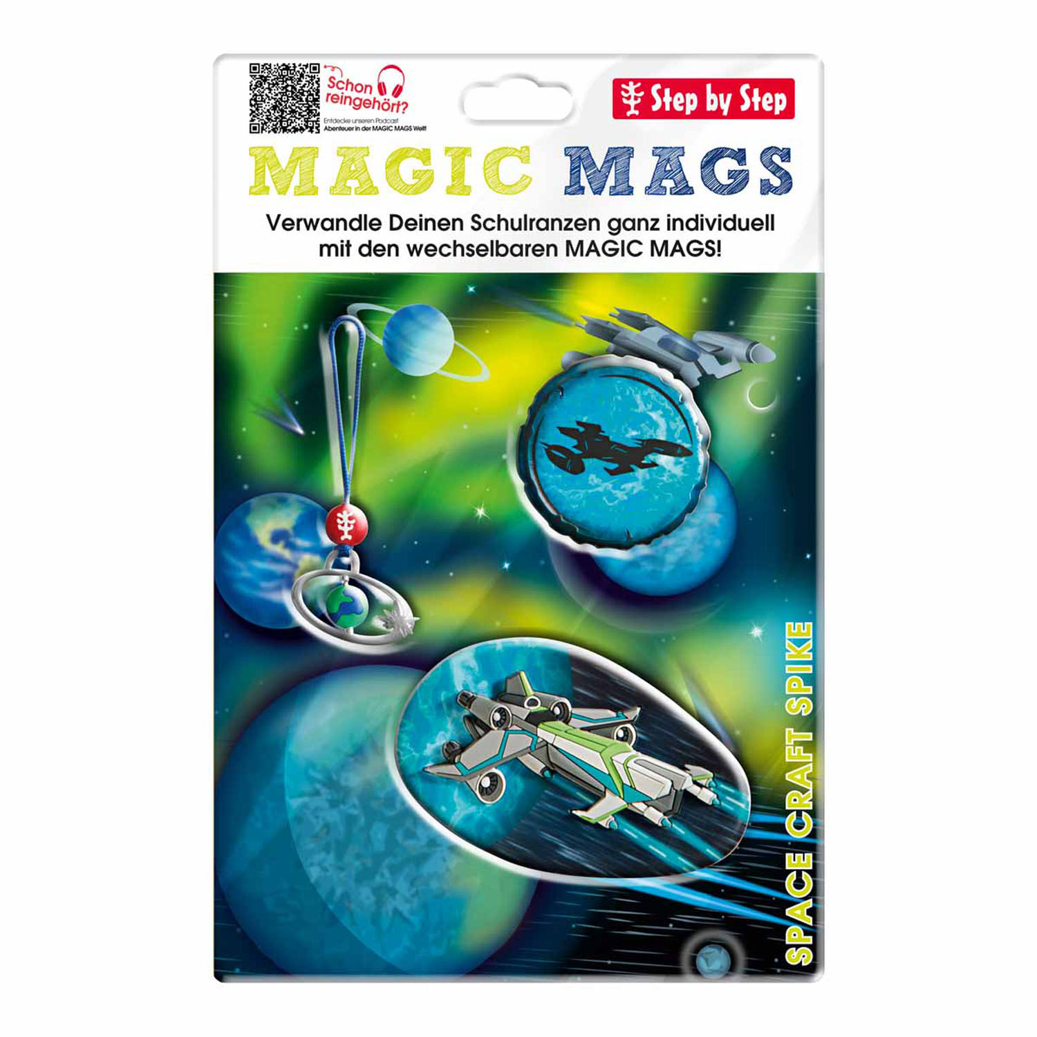 Step by Step MAGIC MAGS Set aus 3-Teilen Space Craft Spike