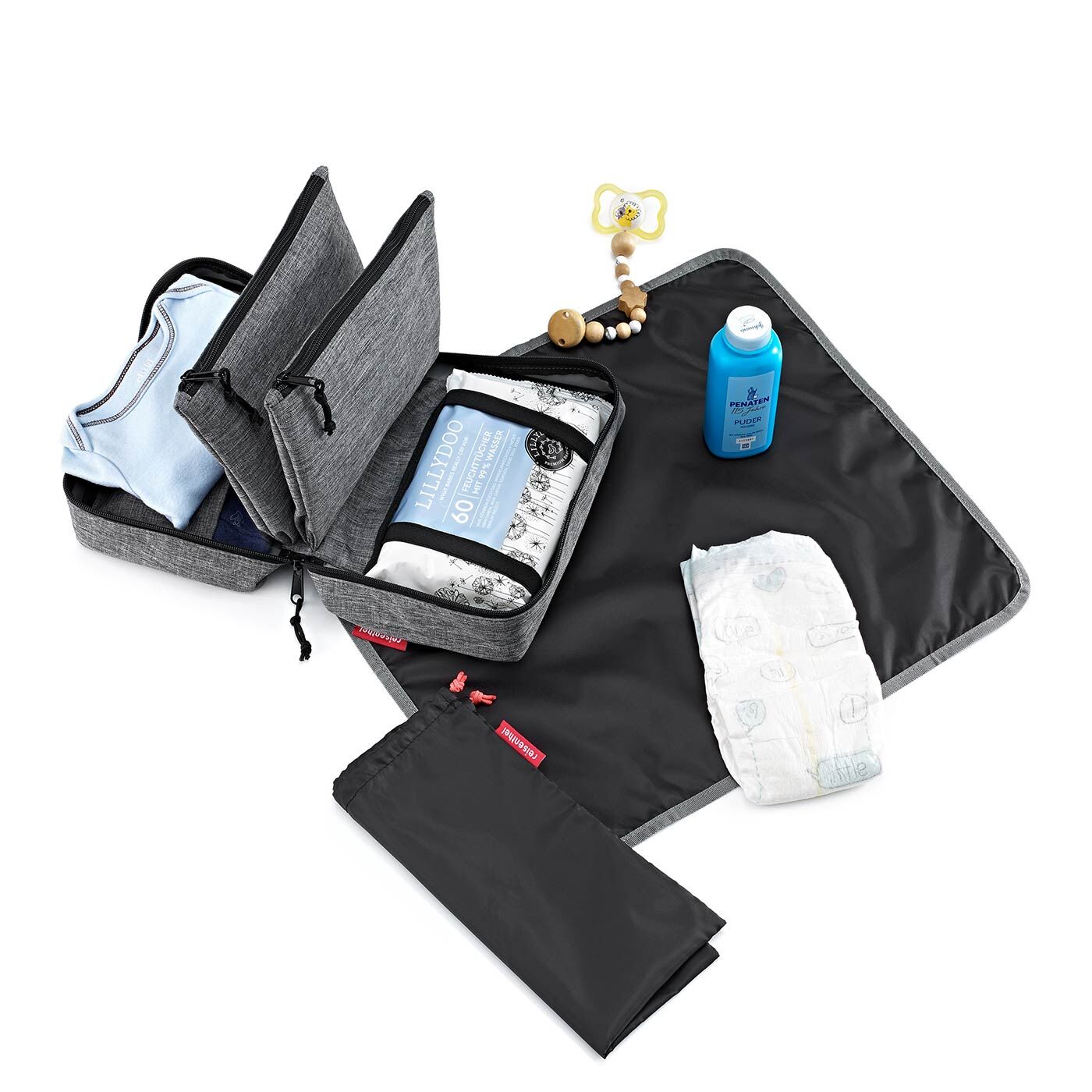 Reisenthel Kids Babycase Wickeltasche Twist Silver Reisenthel Kids Babycase Wickeltasche Twist Silver