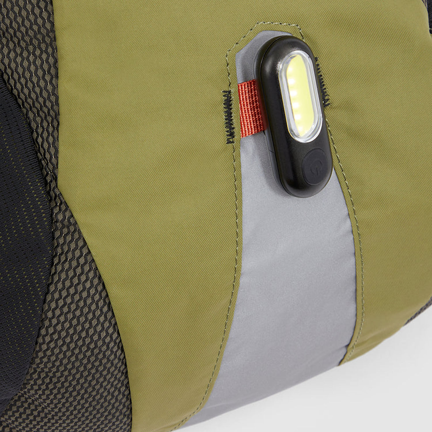 Piquadro Foldable Faltbarer Laptop-Rucksack aus rezykliertem Stoff Militärgrün