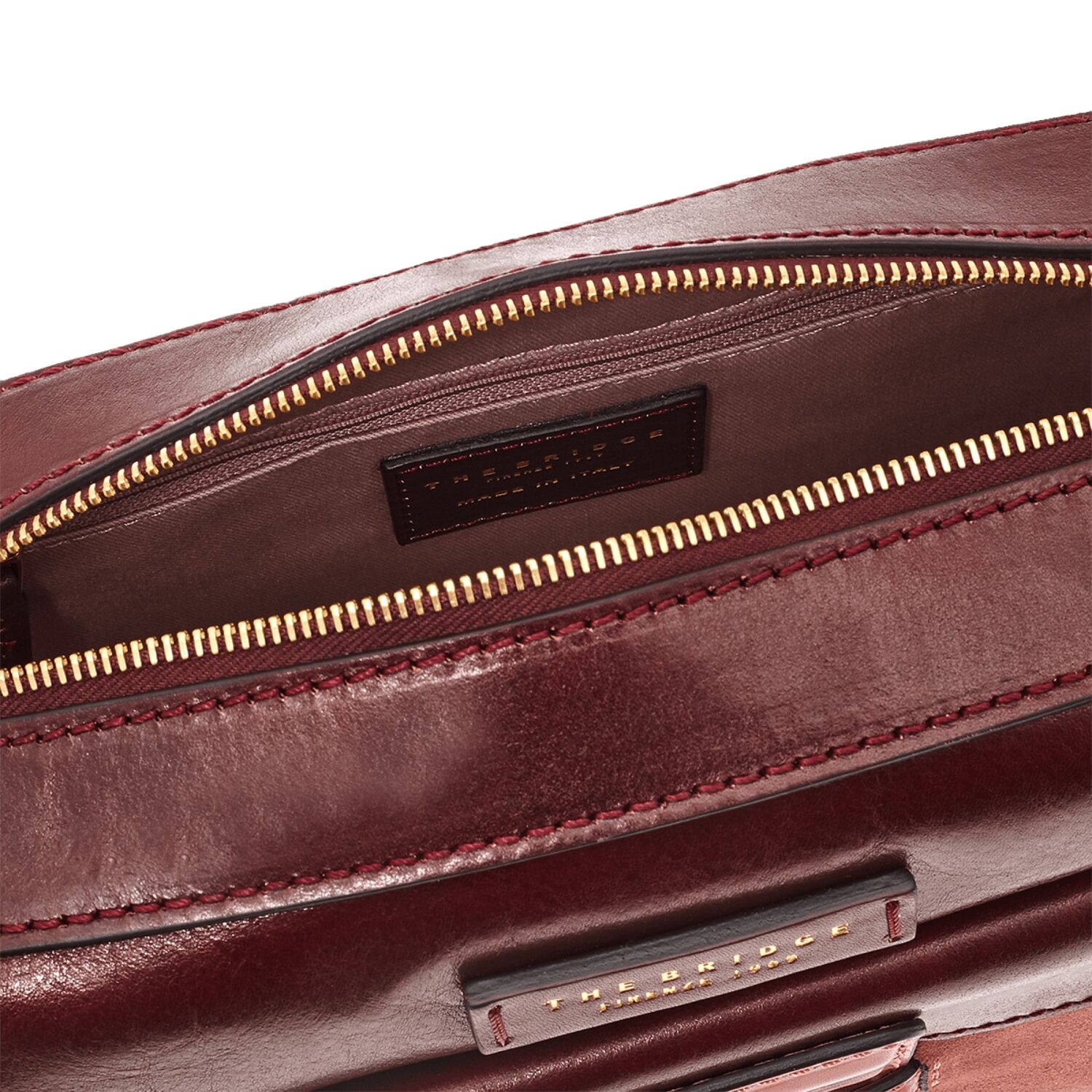 The Bridge Cortona Schultertasche multi ruby/gold