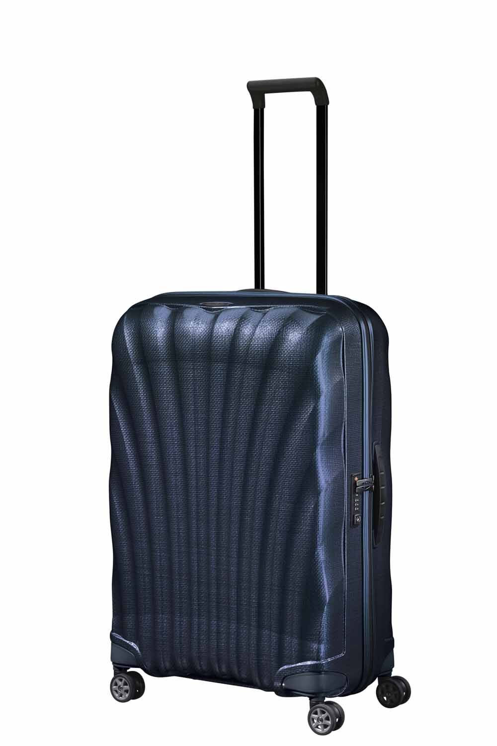 Samsonite C-Lite Trolley mit 4 Rollen 75cm + GRATIS HOTELGUTSCHEIN Midnight Blue