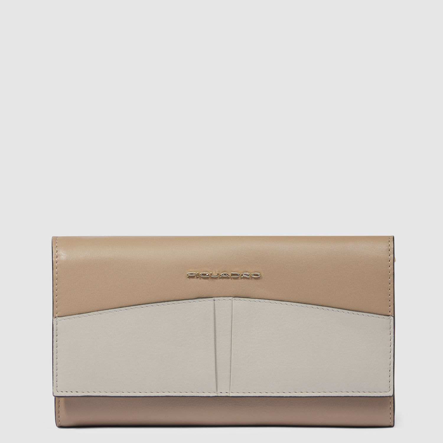 Piquadro W134 Portemonnaie Damen aus Leder mit Kette